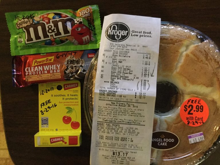 Free Stuff bought at Kroger