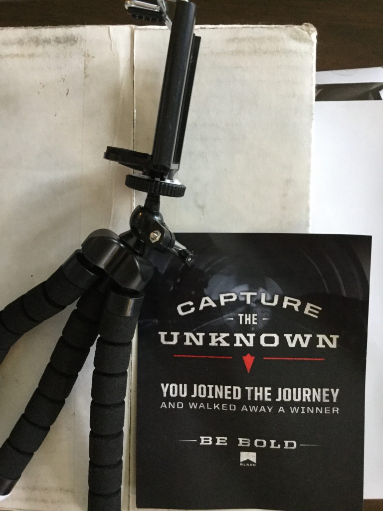 Won a bendable Tri-pod from the From Marlboro Capture the Unknown promotion