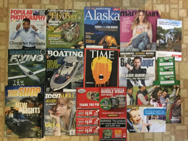 📬 8-13-2016 Free mail 📸 Popular Photography 🐠Fly Tyer ☃Alaska 👙Marie Claire 🚡 Bobcat ✈️ Flying 🚤 Boating ⏰TIME 🎸Guitar Player 🚬 Newport coupons🚚 The Shop 👸🏻 Teen Vogue 🐃 Grizzly coupons 🍼 Similac coupons 📚✨