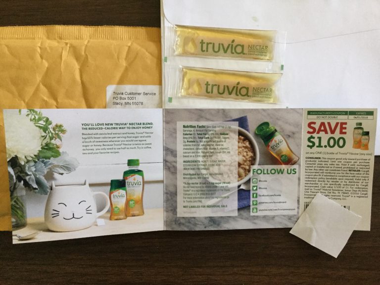 Free Truvia Nectar sample