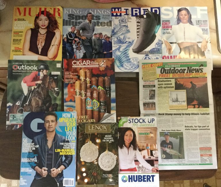 📬 9-29-2016 Free mail 👸🏻 MUJER ⛳️ Sports Illustrated 💈 Wired 👙 Self 🏇 The Wayne County Outlook 🚬 Cigars .com 🐿 Illinois Outlook News 🕵🏻 GQ 🌲 LENOX 🍽 HUBERT 📚