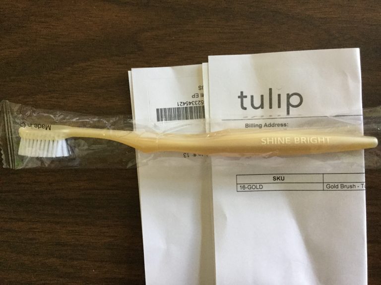 Free Tulip Toothbrush