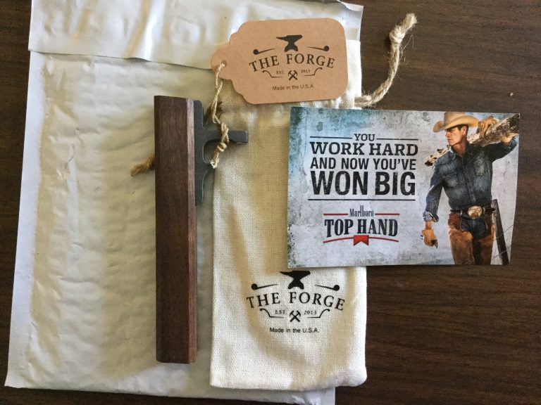 Free The Forge bottle opener with magnet from Marlboro