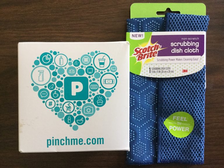 Free 3M New Scotch-Bright scrubbing dish cloth from PinchMe