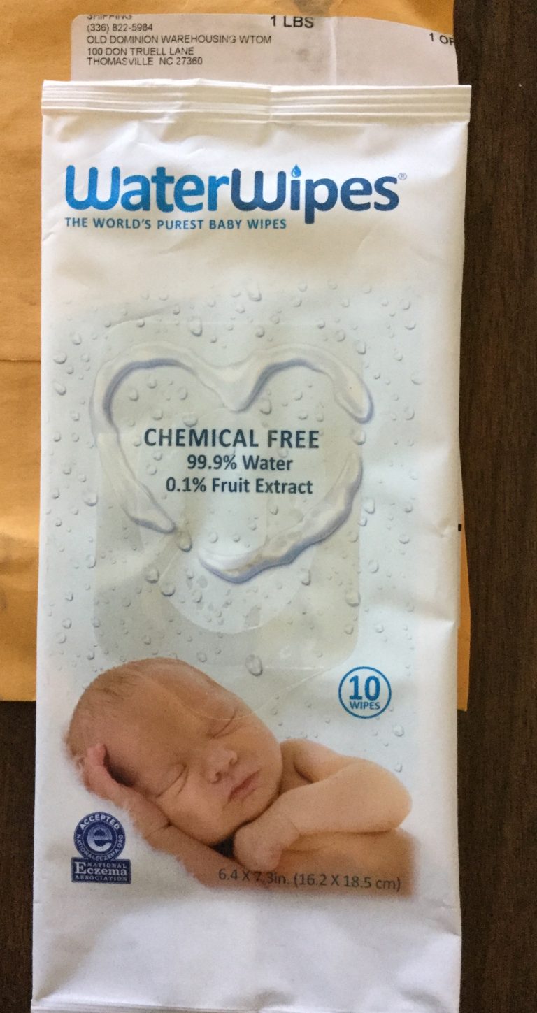 Free Water Wipes samples