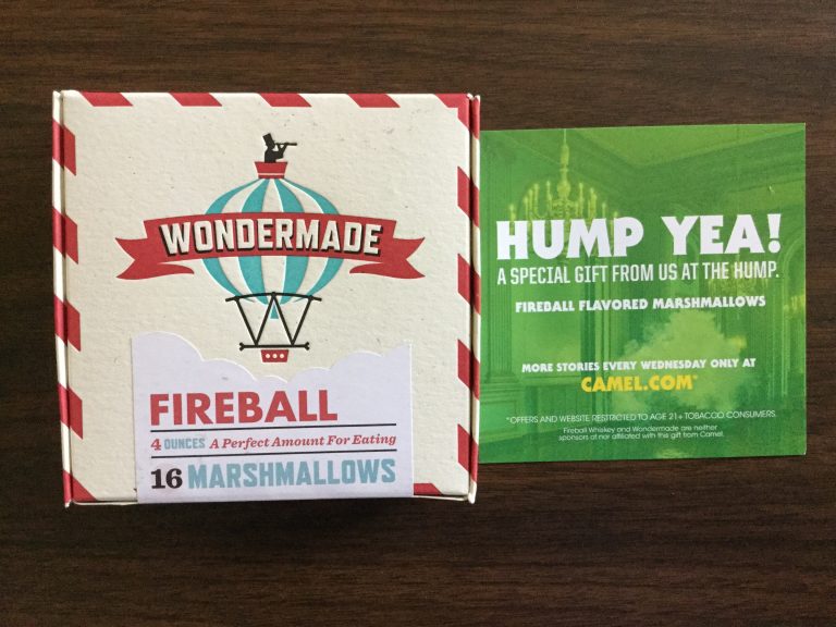Free Fireball Marshmallows from Camel