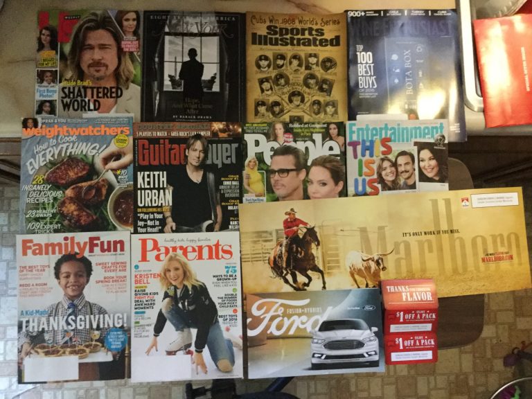 📬 10-07-2016 Free mail 🎎 US weekly 🗿New York ⚾️Sports Illustrated 🍾 Wine Enthusiast 🍕 Weight Watchers 🎸 Guitar Player 👬People 🙀 Entertainment weekly 👩‍👦‍👦 Family Fun 👨‍👨‍👧‍👧 Parents 🚬Marlboro coupons 🚙 Ford Fusion-Hybrid buyers guide 🔫