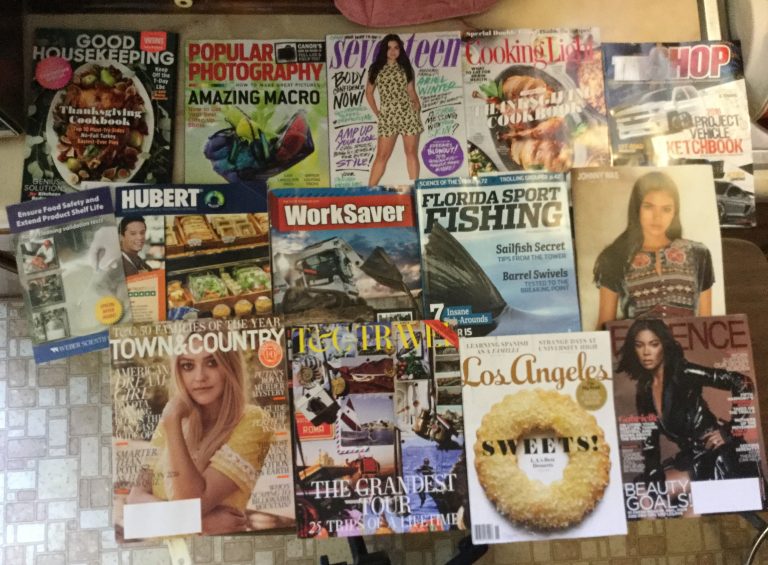 📬 10-17-2016 Free mail 🦃 Good Housekeeping 📸 Popular Photographer 👧🏼 Seventeen 🍝 Cooking Light 🚙 The Shop ⚗️ Weber Scientific 🍳 Hubert 🚛 WorkSaver 🐠 Florida Sport Fishing 👚Johnny Was 👙 Town&County 🌎T&C Travel 🍩 Los Angeles 💇 Essence 📚