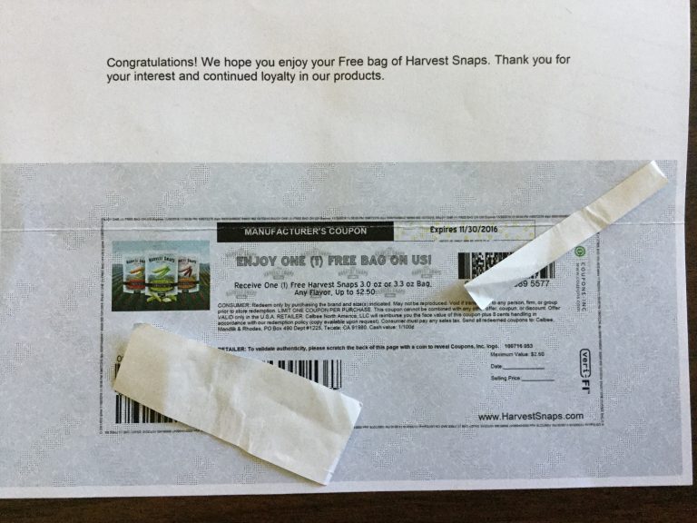 Free Harvest Snaps