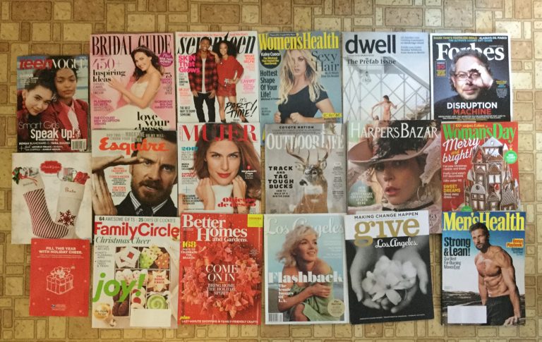 📬 11-21-2016 Free mail 👯‍♂️ Teen Vogue 👰 Bridal Guide 🙋 Seventeen 👙 a Woman’s Health 🏨 Dwell :( Forbes ☃️ Mark & Gram 🎅 Esquire 👄 Siempre Mujer 🐎 Outdoor Life 👚 Harper’s Bazar 🎄 Woman’s Day 📨 USPS 🎁Family Circle 🏡 Better Homes and Gardens ☎️ Los Angels 👼 Give :) Men’s Health ⛹