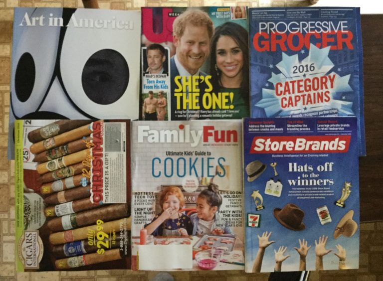 📬 11-29-2016 Free mail 🎨 Art in America 👩‍❤️‍👩 US Weekly 🍎 Progressive Grocer 🚬 Cigar International :) Family Fun 🏨 Store Brands 🏪