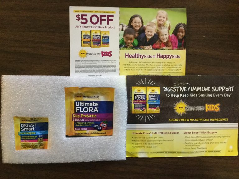 Free Renew Life kids Probiotics samples