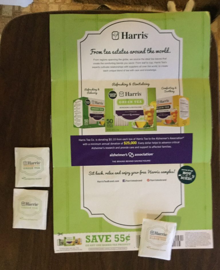 Free Harris Tea samples