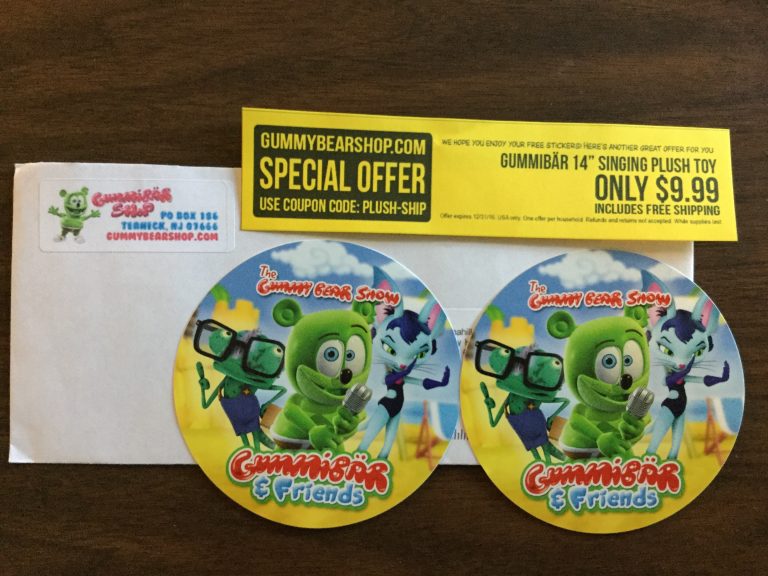 Free Gummy Bear Show Stickers
