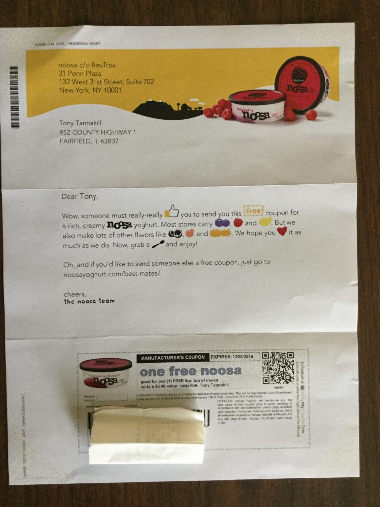Free Noosa Yogurt