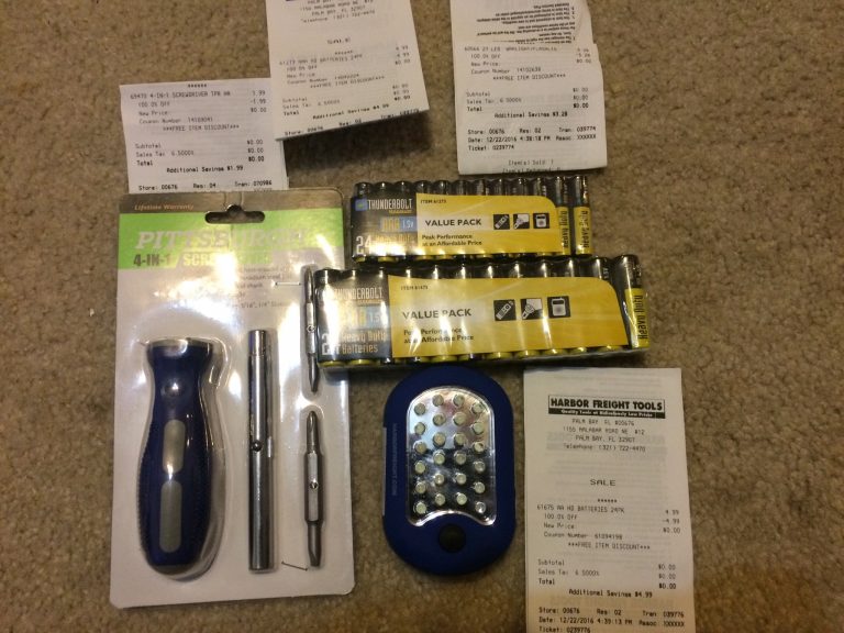 Harbor Freight Freebies