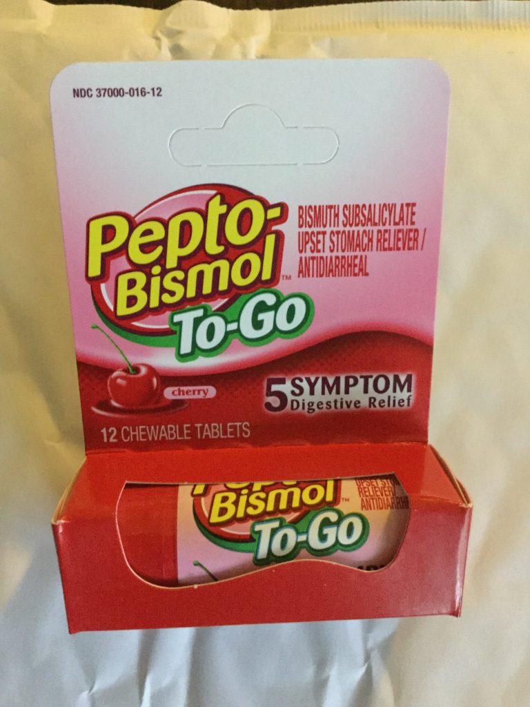Free Pepto-Bismol Cherry chewable tablets