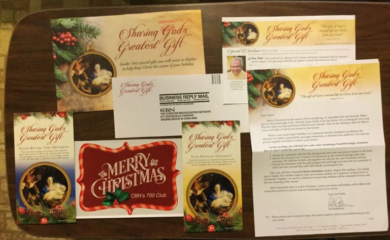 Free Merry Christmas CBN’s 700 Club window sticker