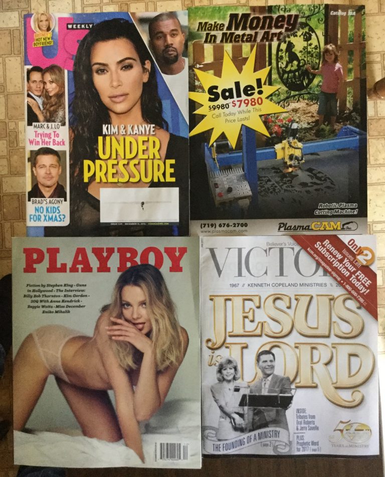 📬 12-12-2016 Free mail 🌟US weekly ⛏ Plasma CAM 👙 Playboy 👑 Believer’s Voice of VICTORY 🎄🎁