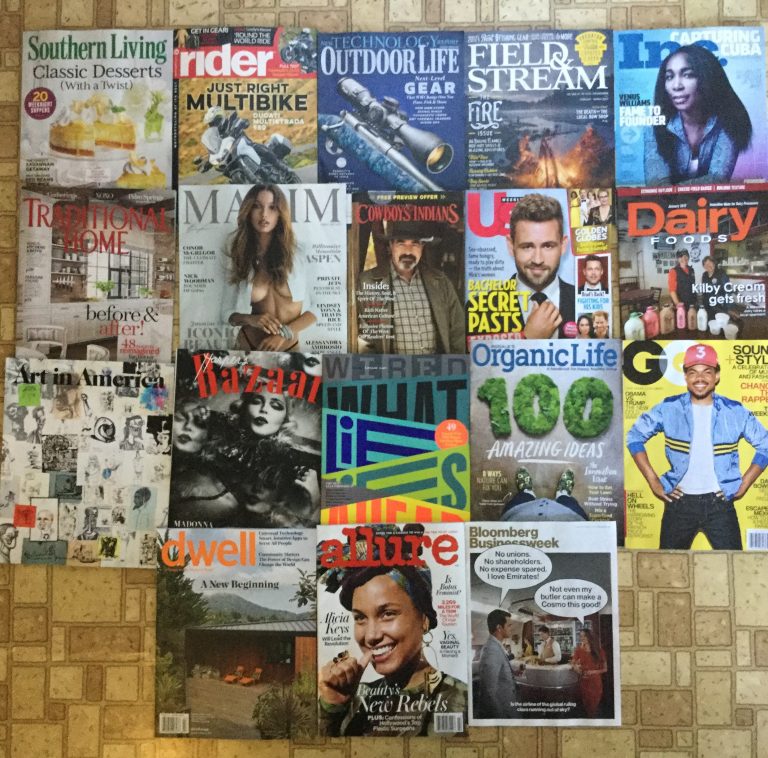 📬 🎈 1-21-2017 Free mail 🍰 Southern Living 🏍 Rider 🌈 Outdoor Life 🐠 Field&Stream 🙅🏿 Inc 🏚 Tradition Home 👙 MAXIM 🐴 Cowboys & Indians 👭US weekly 🥛 Dairy Foods 🎨 Art in America 💁🏼 Harper’s Bazaar 📡 Wired 🍎 Organic Life 🙅🏻‍♂️ GQ 🏘 Dwell 💃🏻 Allure Bloomberg businessweek 💼 ❤️
