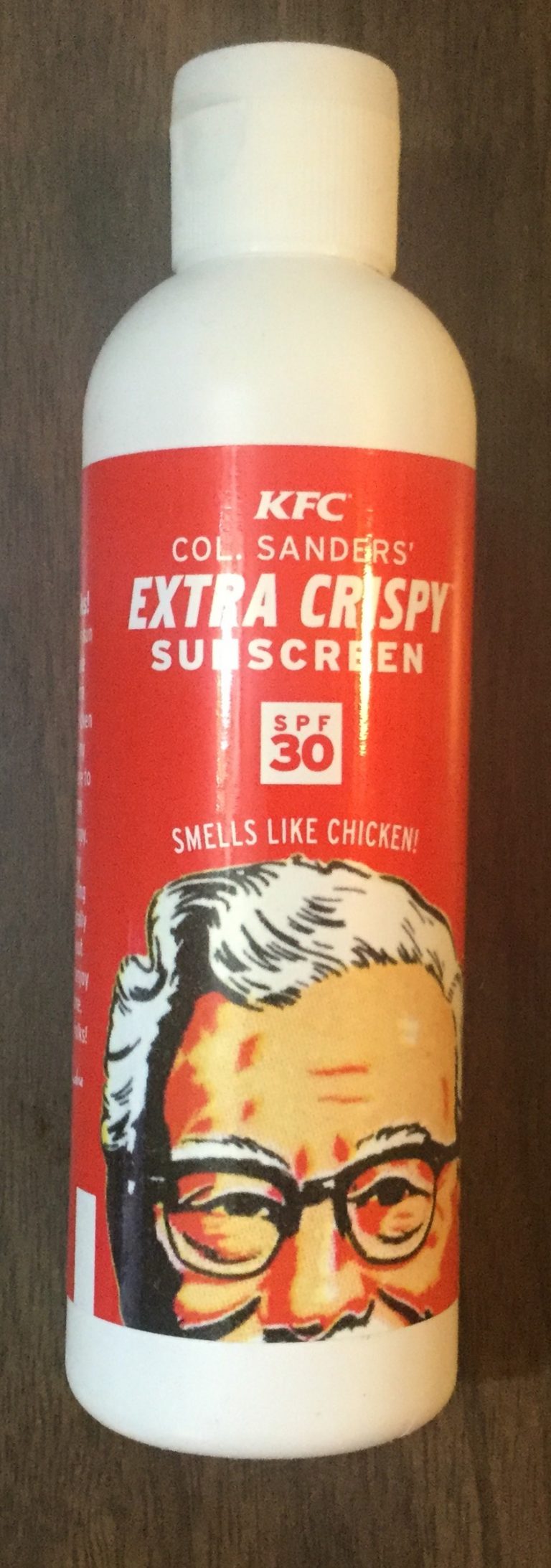 Free KFC Extra Crispy SPF 30 Sunscreen