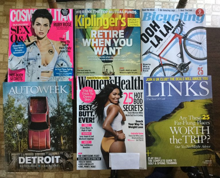 📬 2-3-2017 Free mail ⛹🏻‍♀️ Cosmopolitan 💰 Kiplinger’s 🚲 Bicycling 🚗 Autoweek 🤽🏻‍♀️Woman’s Health ⛳️ LINKS 🏌🏻