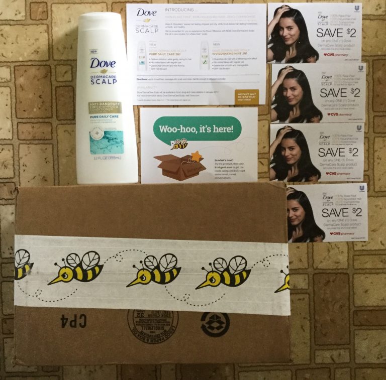 Free Dove DERMACARE Scalp Anti-Dandruff 2-1 shampoo & conditioner