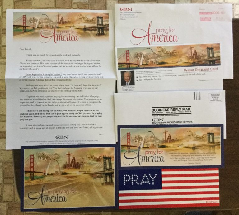 Free PRAY for America Sticker