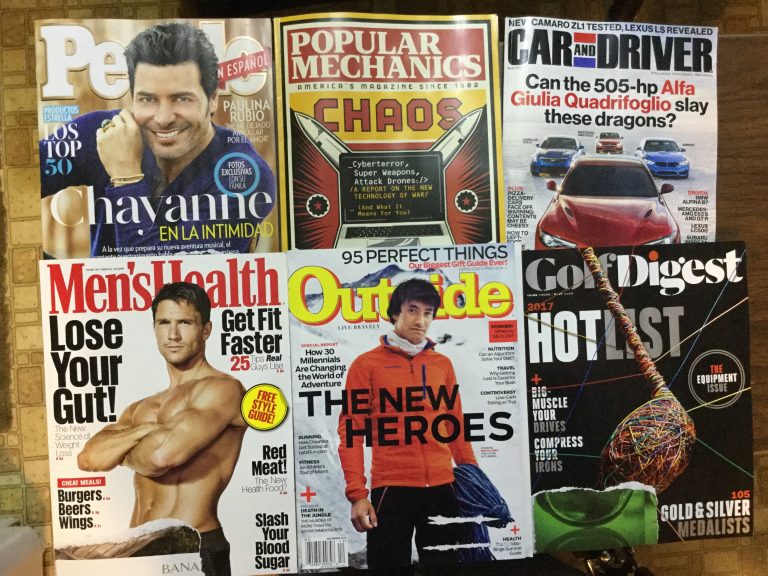 🎎 2-2-2017 Free mail 👣 People 🚀 Popular Mechanics 🚘 Car and Driver 🤼‍♀️ Men’s Health 🎣 Outside ⛳️ Gold Digest 🏌🏻