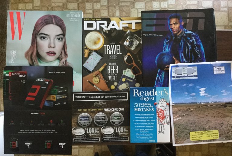 📬2-30-2017 Free mail 💆🏻 W 🍺 Draft 🏀 ESPN 🚬 MARK TEN & Copenhagen coupons 📕 Readers Digest ⚡️ The Cooperative Connection 🌈
