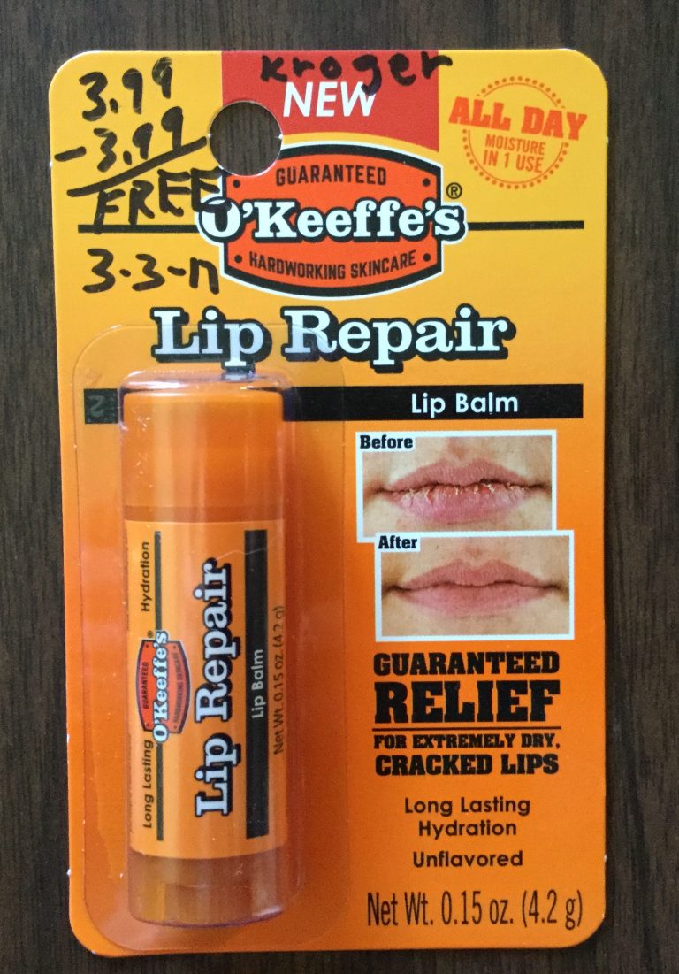 Free O’Keeffe’s Lip Repair