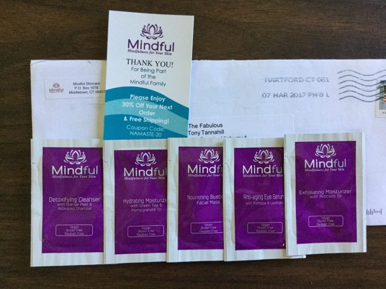 Free Mindful Exfoliating Moisturizer with Avocado oil Sample