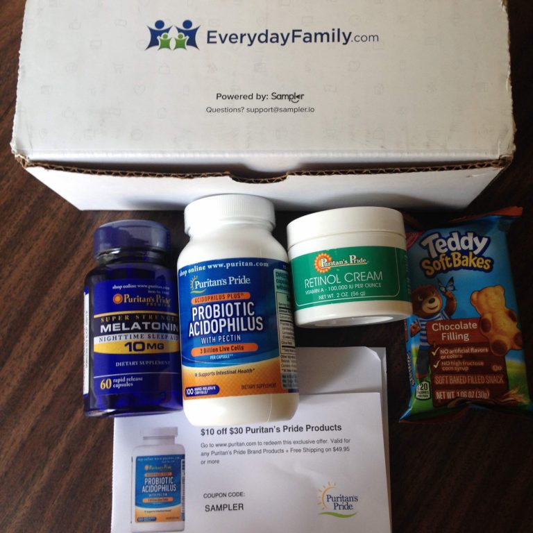 Free Puritan’s Pride supplements + Teddy Soft Bakes
