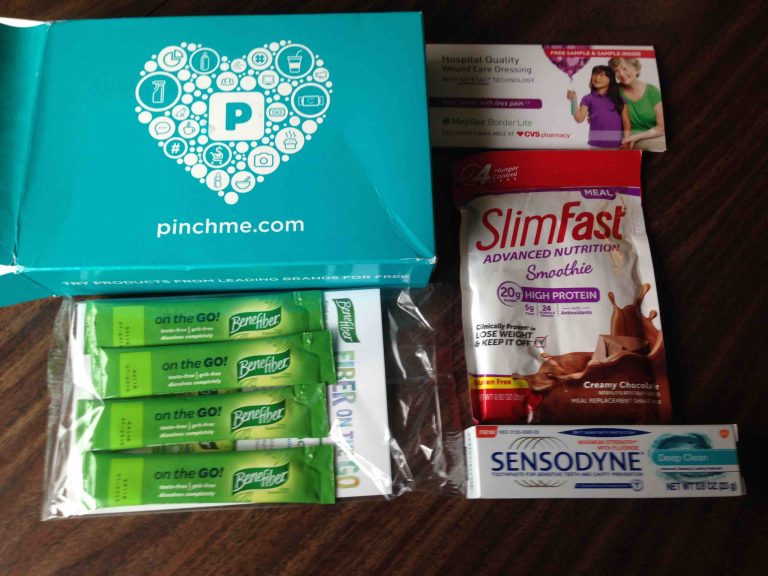 Free PinchMe sample box