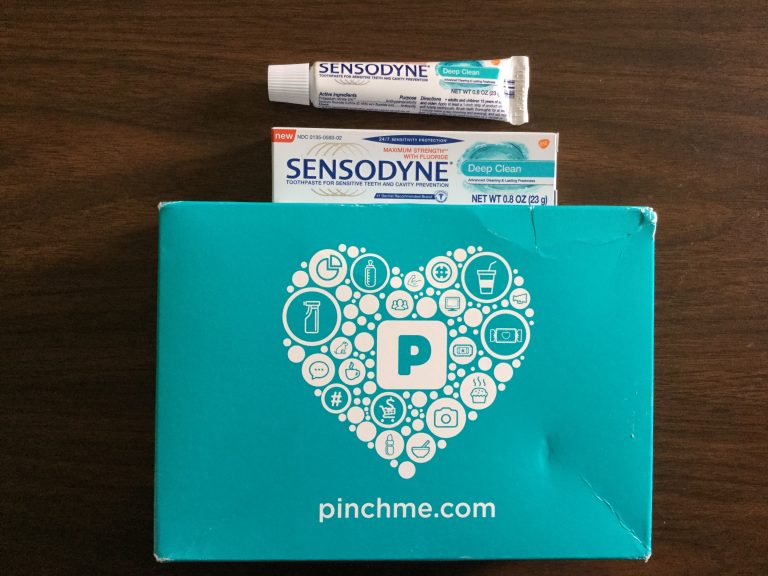Free Sensodyne Deep Clean Toothpaste sample