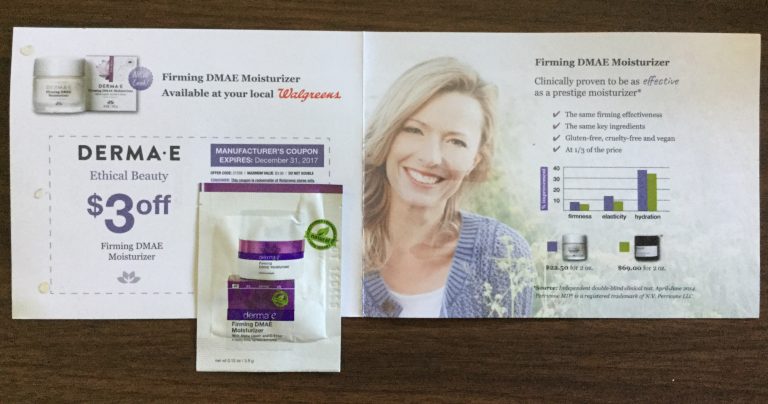 Free DERMA•E Firming Moisturizer Sample