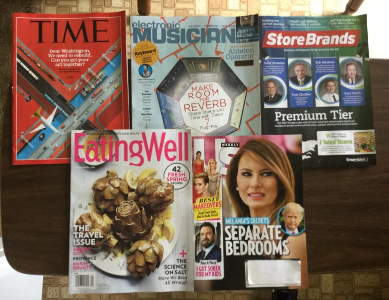 📬 4-01-2017 Free mail ⏰ TIME 🎼 Electronic Musician 👨‍🎤 Store Brands 🍱 Eating Well 💆🏻 US weekly 🎟