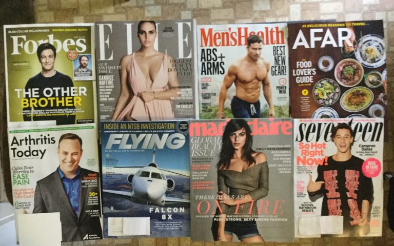 📬4-14-2017 Free Mail 💰Forbes 👙 ELLE 🙆🏻‍♂️ Men’s Health 🍱 AFAR 💊 Arthritis Today ✈️ Flying 💃🏻 Marie Claire 🙎🏻‍♂️ Seventeen 🤷🏻‍♂️
