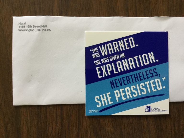Free  Naral Pro-Choice America Sticker