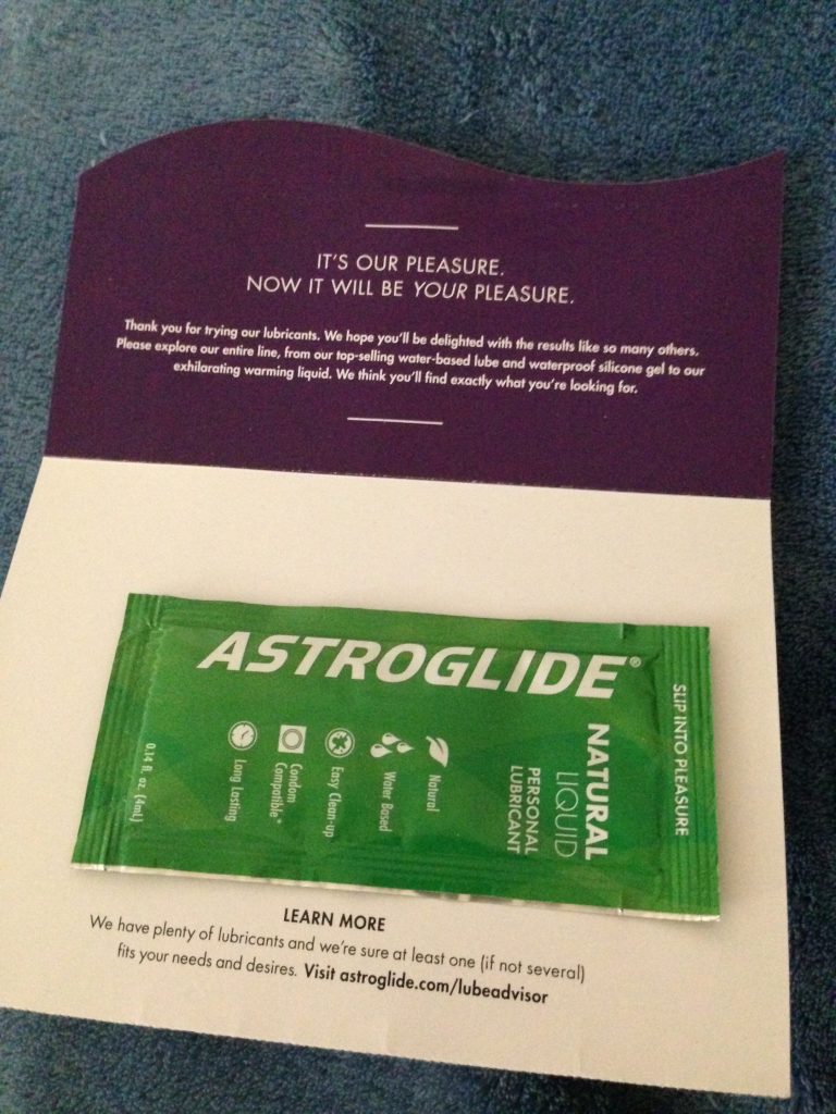 free Astroglide sample