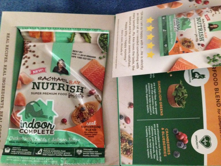 Free Rachael Ray Nutrish Indoor Complete Cat Food sample