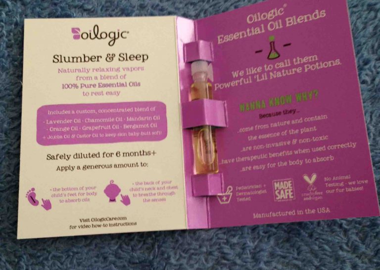 Free Oilogic essential oil blend sample