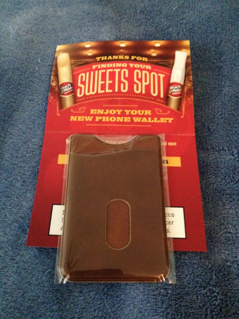 Free phone wallet from Black & Mild