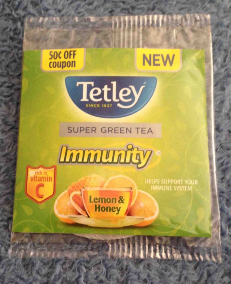 Free Tetley green tea sample