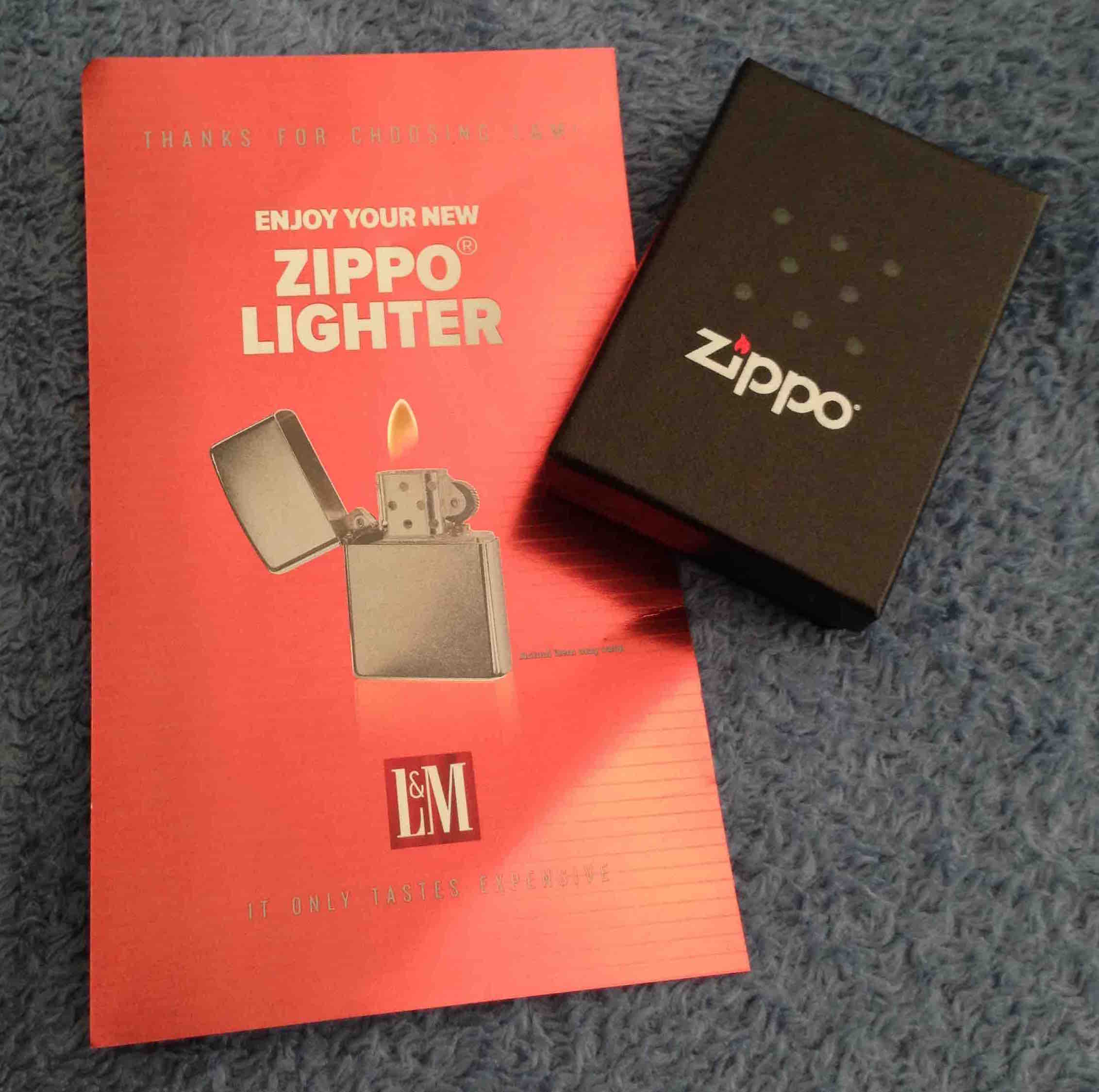 Free Zippo lighter from L&M