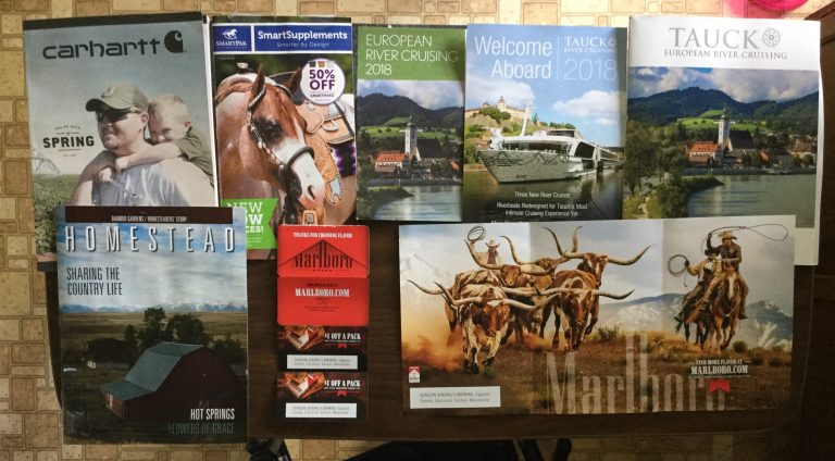 📬 4-18-2017 Free Mail 👕 Carhartt 🐴 SmartPak 🌎 TAUCK Travel guides 🚜 Homestead 🚬 Marlboro coupons 💸 🎈