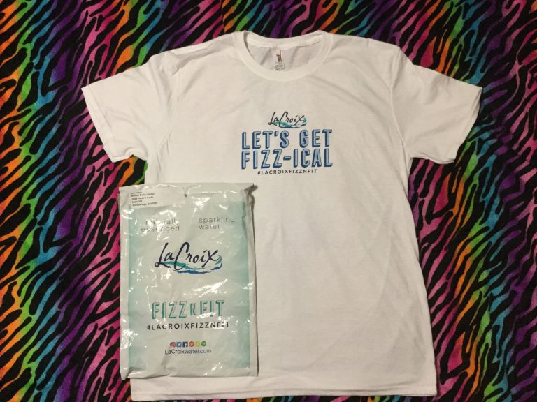 Free LaCroix Let’s Get Fizz-Ical #LACROIXFIZZNFIT T-shirt