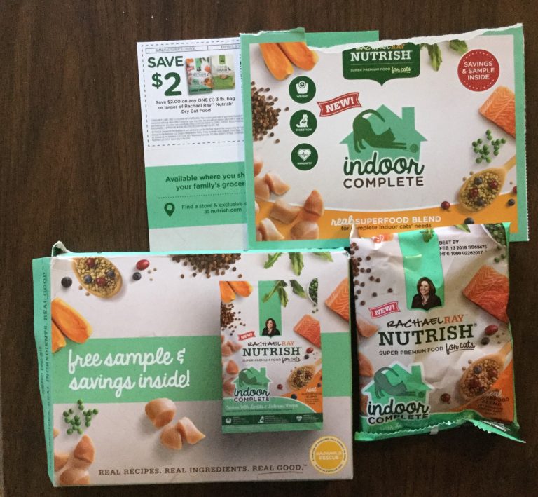 Free Rachael Ray NUTRISH Indoor Complete Super Premium Food for Cats
