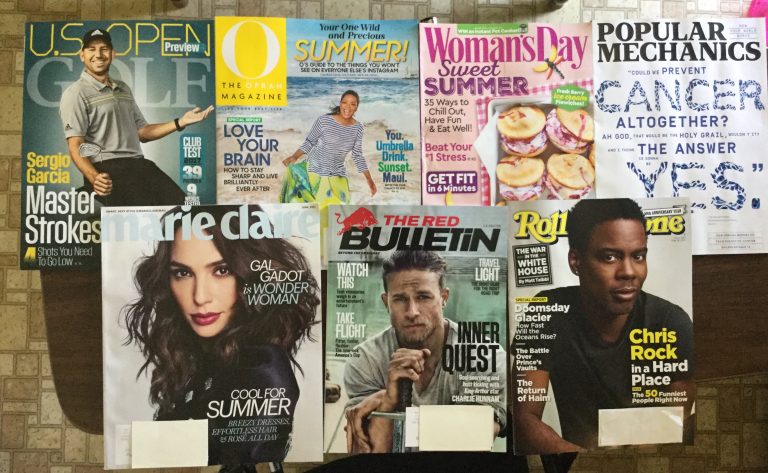 📬 5-12-2017 Free Mail 🏌🏻Golf 🌞 O 🥘 Woman’s Day ⚒ Popular Mechanics 💆🏻 Marie Claire ⛑ The Ref Bulletin 👨🏿‍✈️Rolling Stones 💎📚
