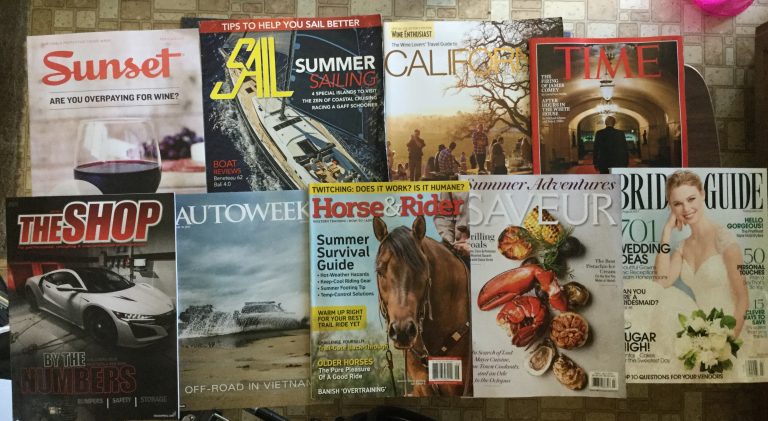 📬 5-13-2017 Free Mail 🌅 Sunset ⛵️Sail 🍾Wine Enthusiast ⏰ TIME 🛠 The Shop 🚔 Autoweek 🏇🏼 Horse&Rider 🦐 SAVEUR 👸🏻 BridalGuide 📚